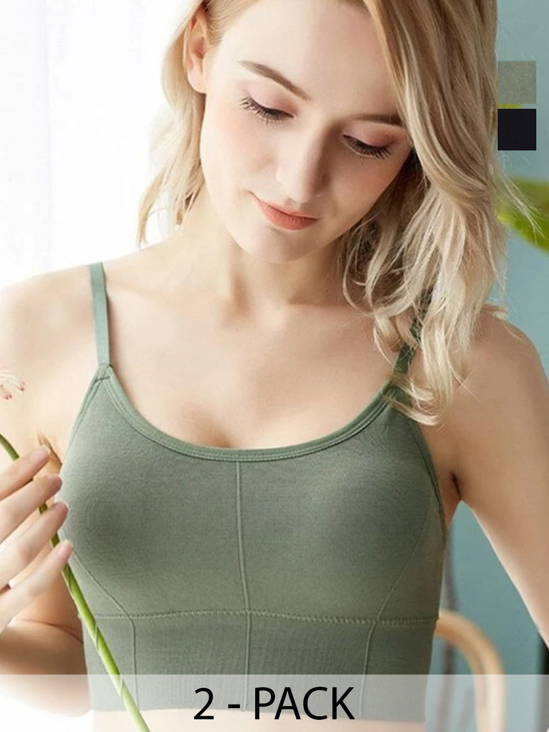 FIBO STEEL Pack Of 2 Full Coverage Lightly Padded Bras