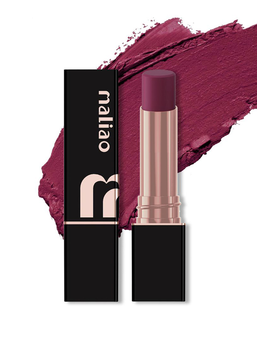 Maliao Super Non Transfer Matte Bullet Lipstick - 3.8 g - Plumful Cheer - 19