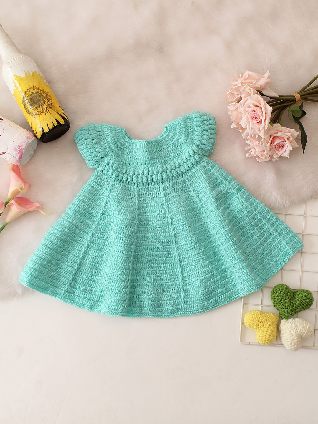 Woonie Girls Knitted Jumper Dress