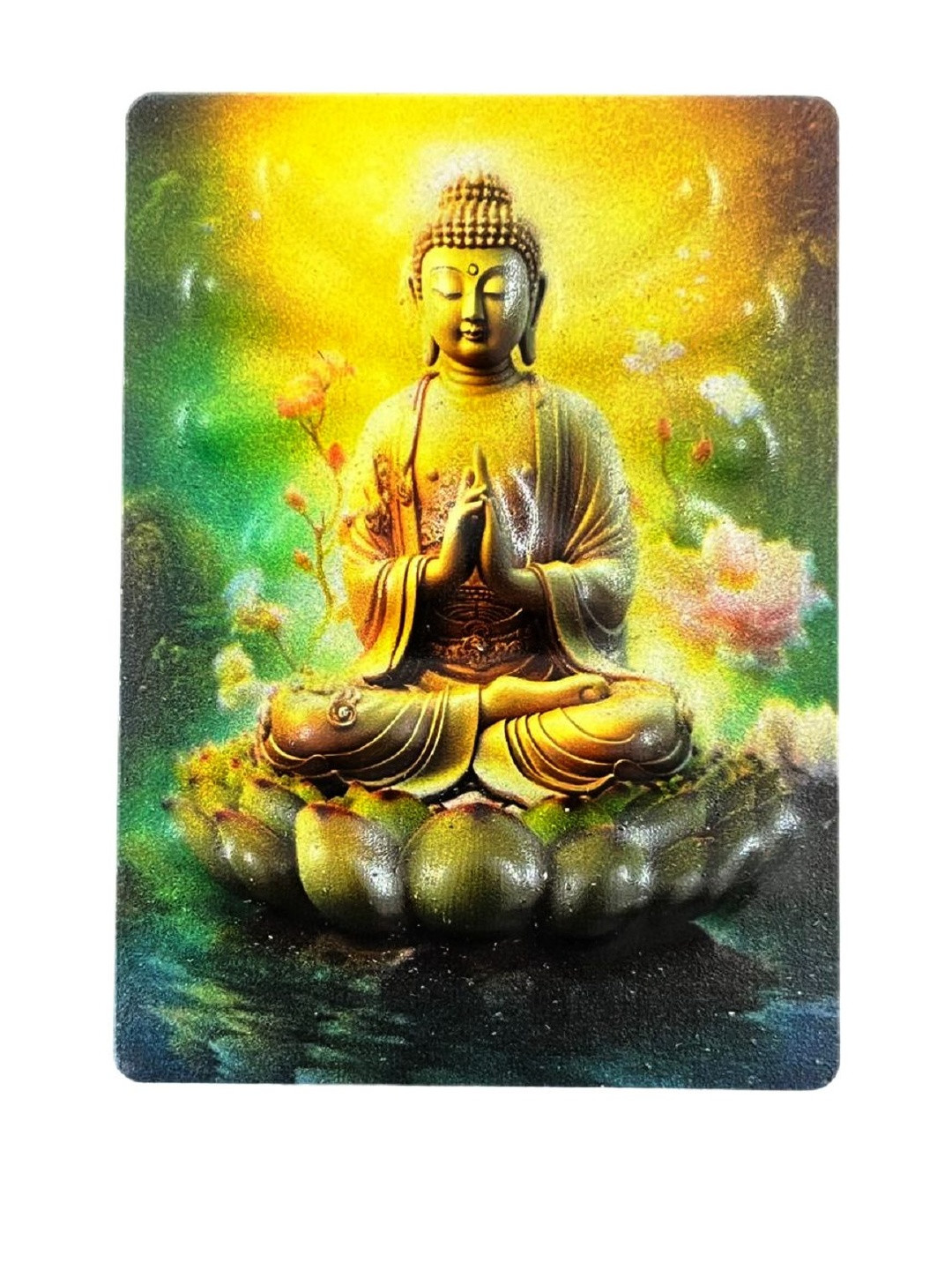 numeroastro Multi Coloured Lord Buddha Fridge Magnet