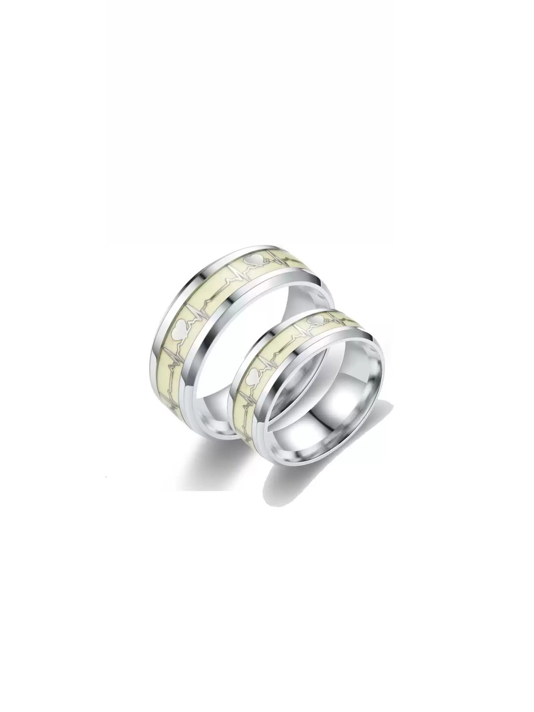 Iga collection Unisex Set Of 2 Glow Fing Rings