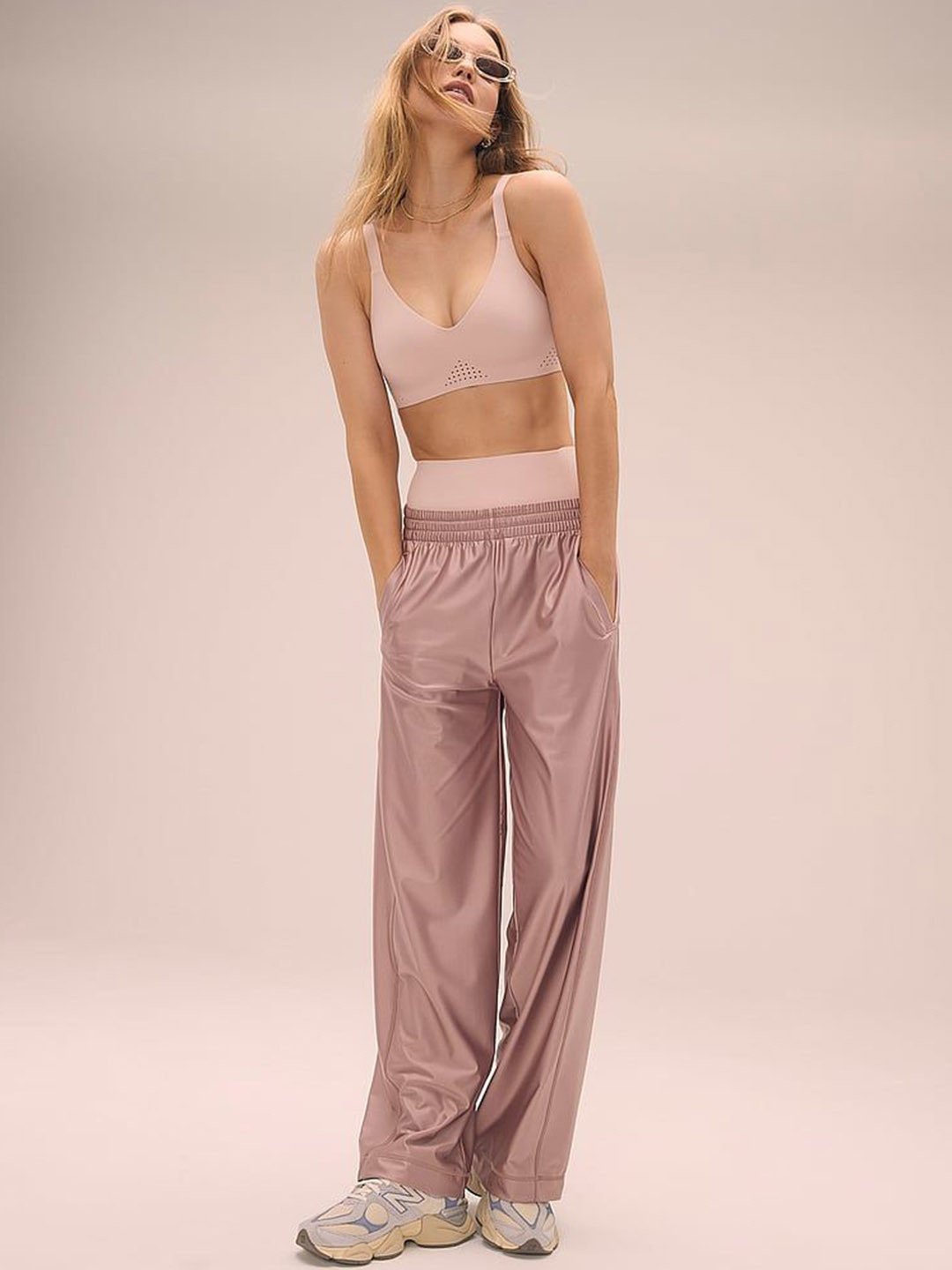 Victoria's Secret Women Wide Leg Track Pants