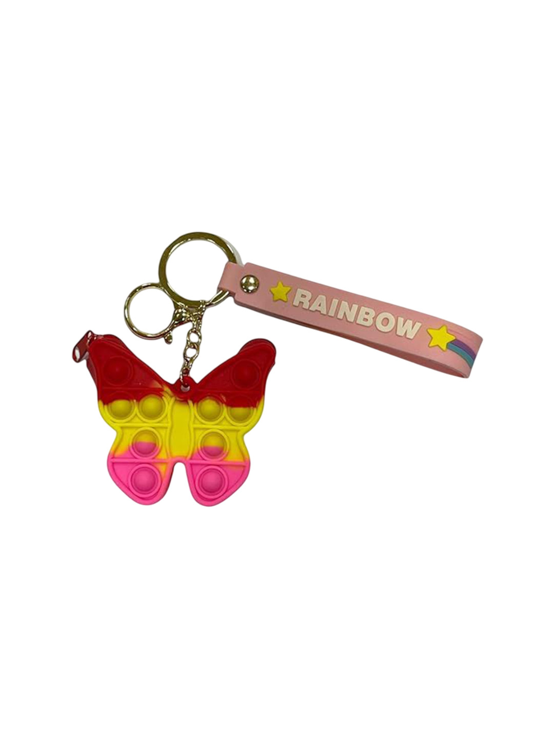 AUGEN Butterfly C1 Cute Pop It Coin Purse Pouch Keychain