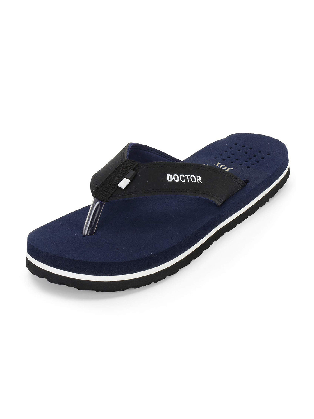 ORTHO JOY Men Colourblocked Thong Flip-Flops