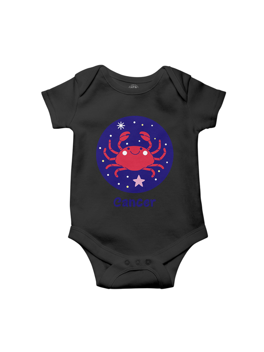 THE PRINT PLATTER Infants Cancer Printed Envelope Neck Pure Cotton Bodysuit