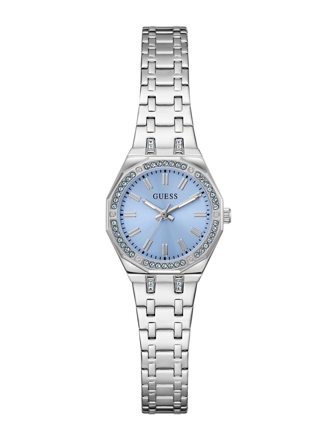 GUESS Women Pixie Dial & Stainless Steel Bracelet Style Straps Analogue Watch GW1010L1