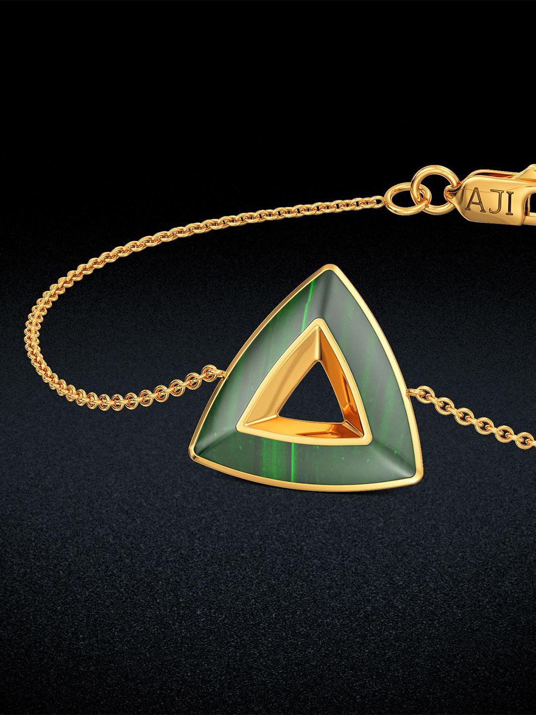 Joyalukkas Women 18Kt Lobster Closure Gold Tri Fusion Bracelet - 3.36g