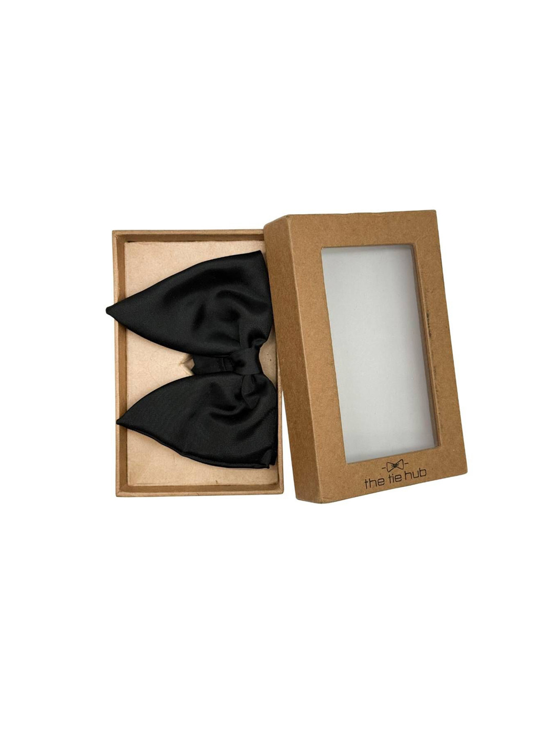 The Tie Hub Men Adjustable Tuxedo Style Pre-Tied Silk Bow Tie