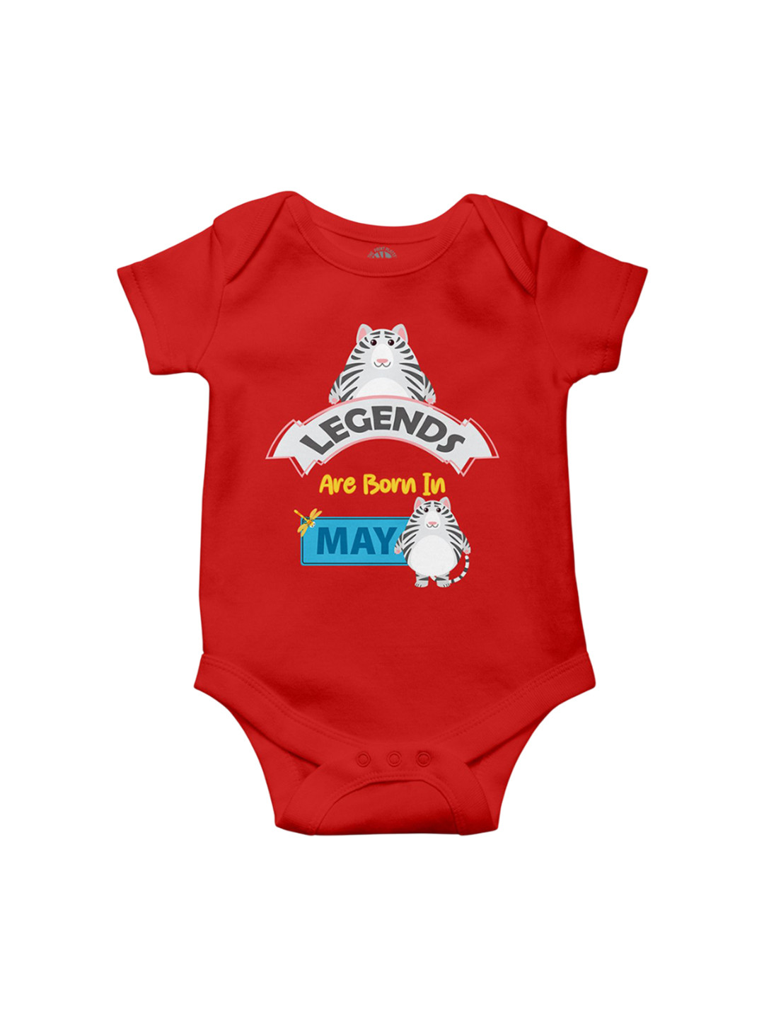 THE PRINT PLATTER Infants Legends In May Printed Ultra Bio Wash Cotton Bodysuit