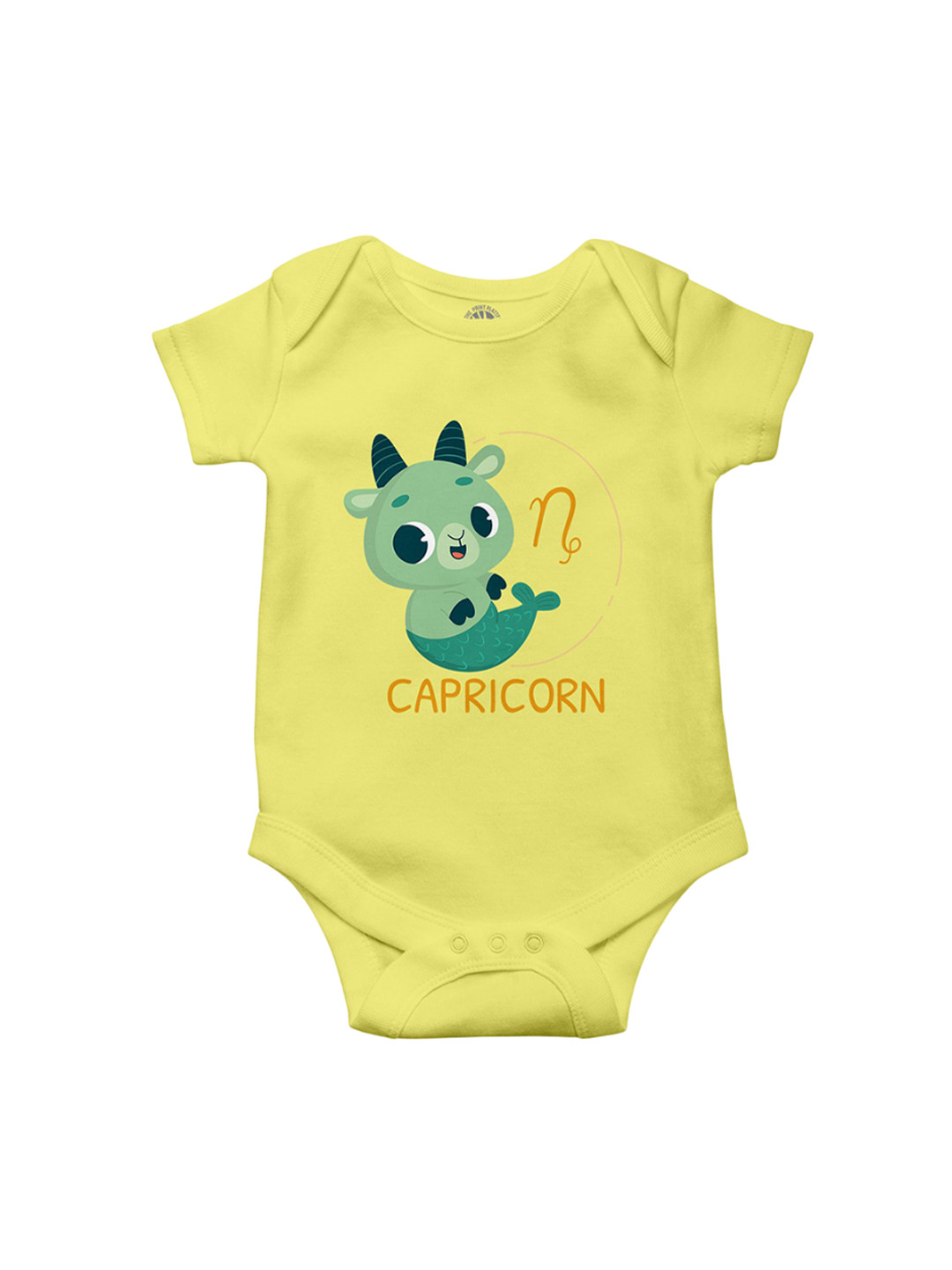 THE PRINT PLATTER Infants Kids Capricornus Printed Cotton Bodysuit
