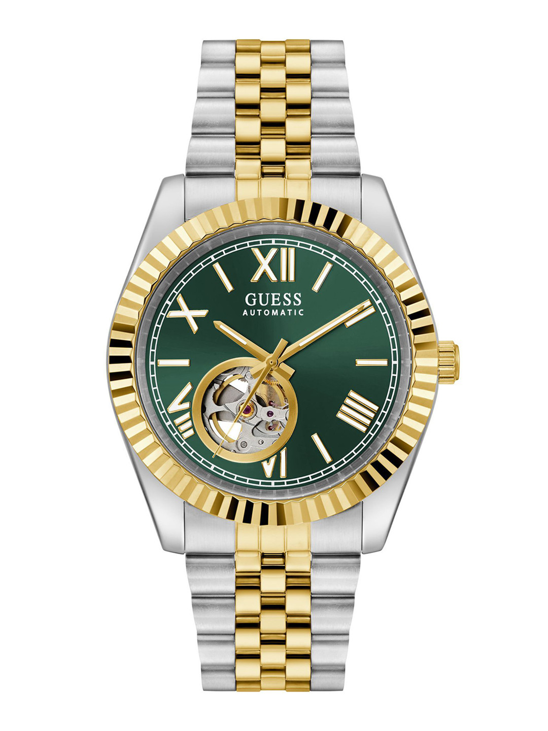 GUESS Men Connoisseur Bracelet Style Straps Analogue Motion Powered Watch GW0984G4