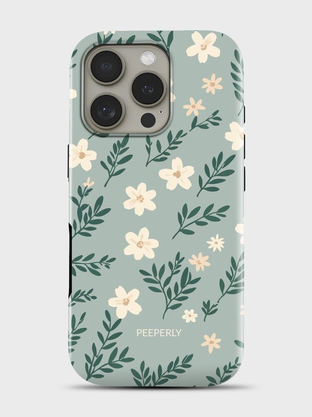 PEEPERLY Women Amalfi Coast Printed Impact Resistant iPhone 13 Pro Crystal Back Case