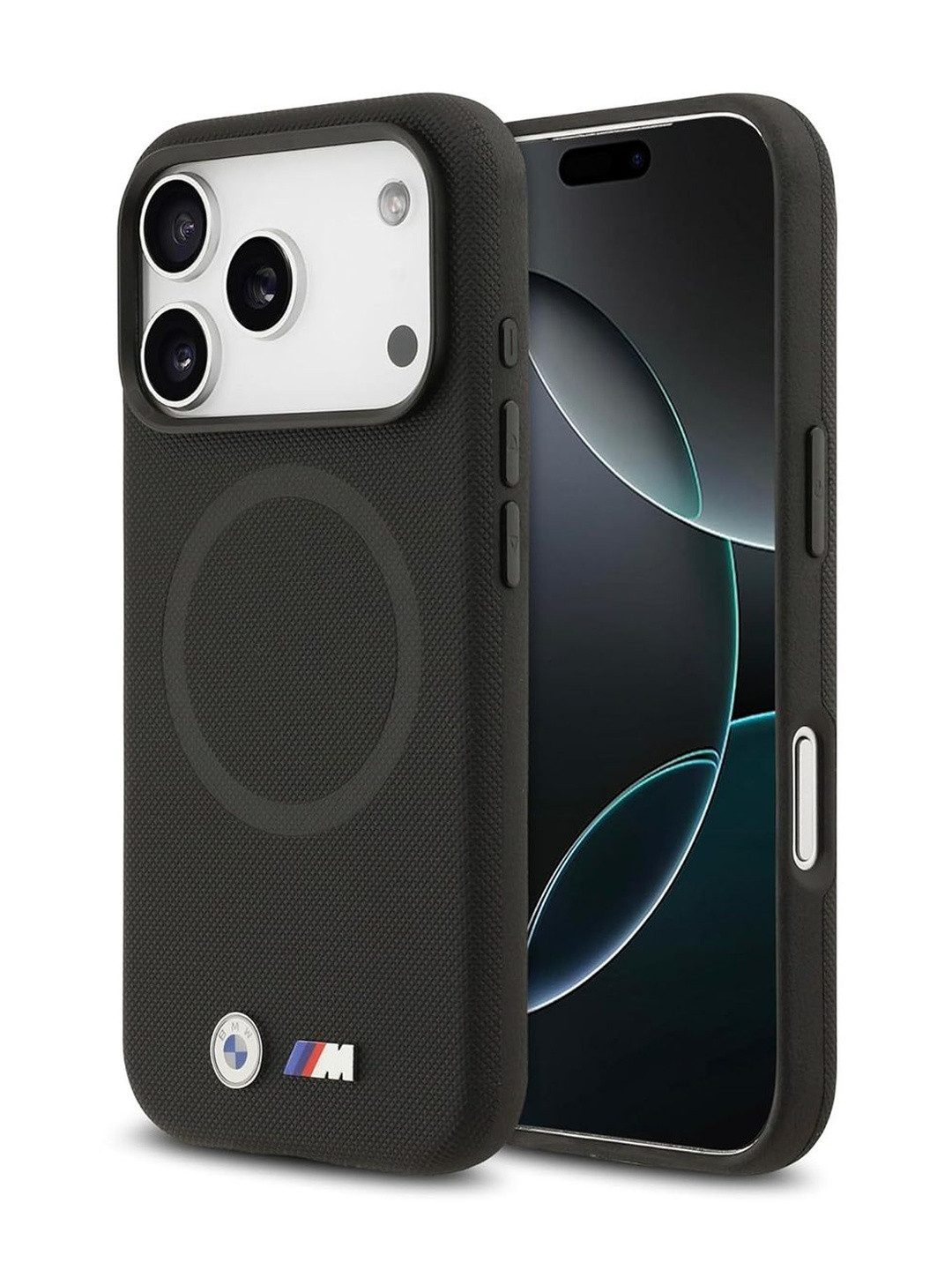 BMW Textured Leather iPhone 17 Pro Max Back Case