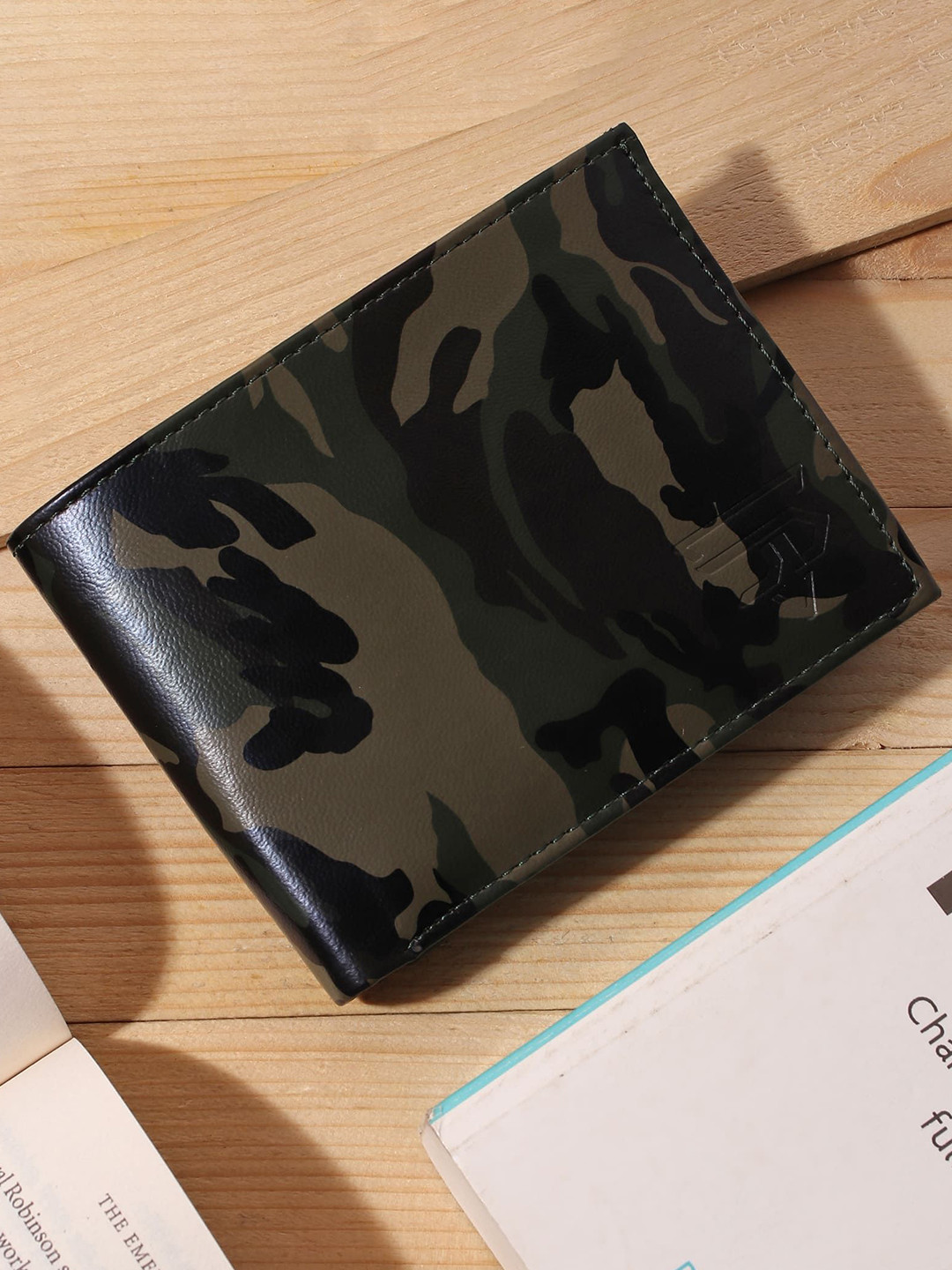 CRAFT LINE Men Self Design PU Two Fold Wallet