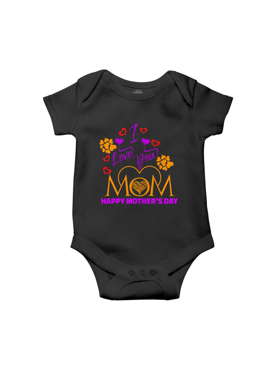 THE PRINT PLATTER Infants Kids Mother Day Printed Cotton Envelope Neck Bodysuit