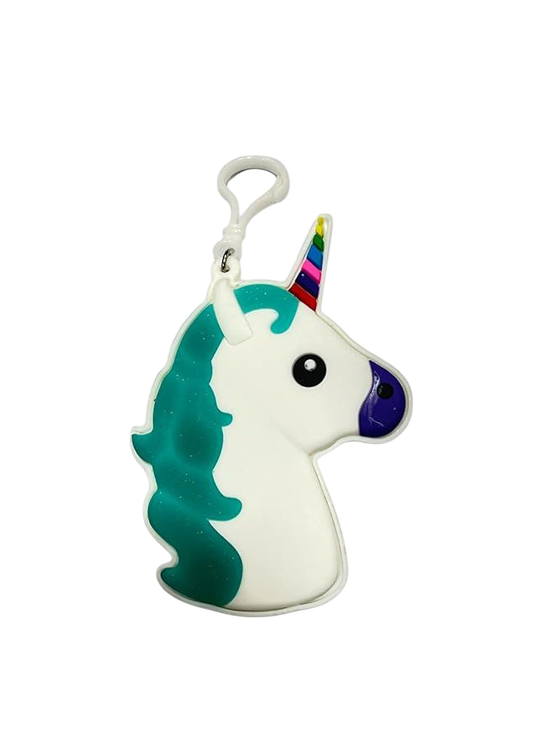 AUGEN Unicorn 5 C4 Cute Pop It Coin Purse Pouch Anti Rust Key Chain