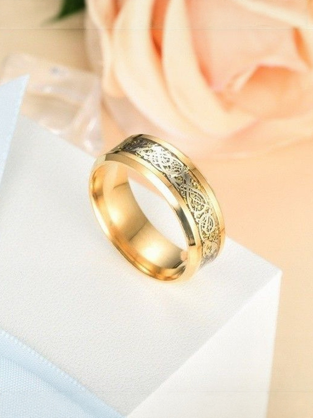 Iga collection Unisex Dragon Stainless Steel Finger Ring