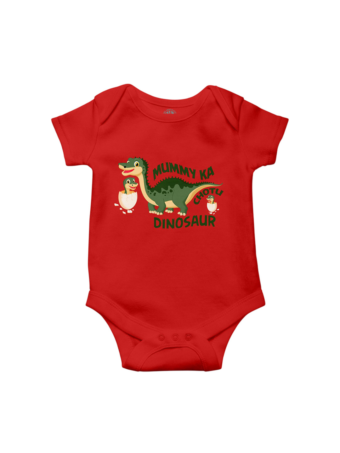 THE PRINT PLATTER Kids Printed Envelope Neck Short Sleeves Cotton Bodysuit