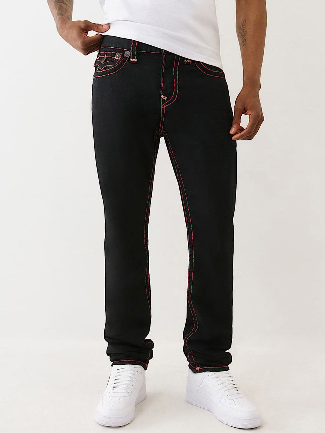 True Religion Slim Fit Mid-Rise Jeans
