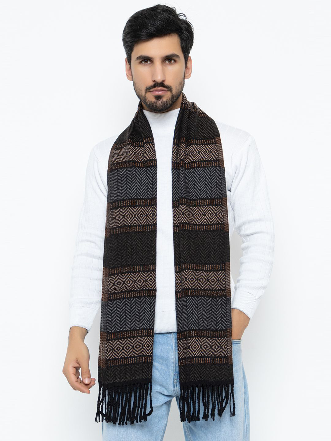Amoldo Unisex Soft And Warm Winter Woolen Muffler