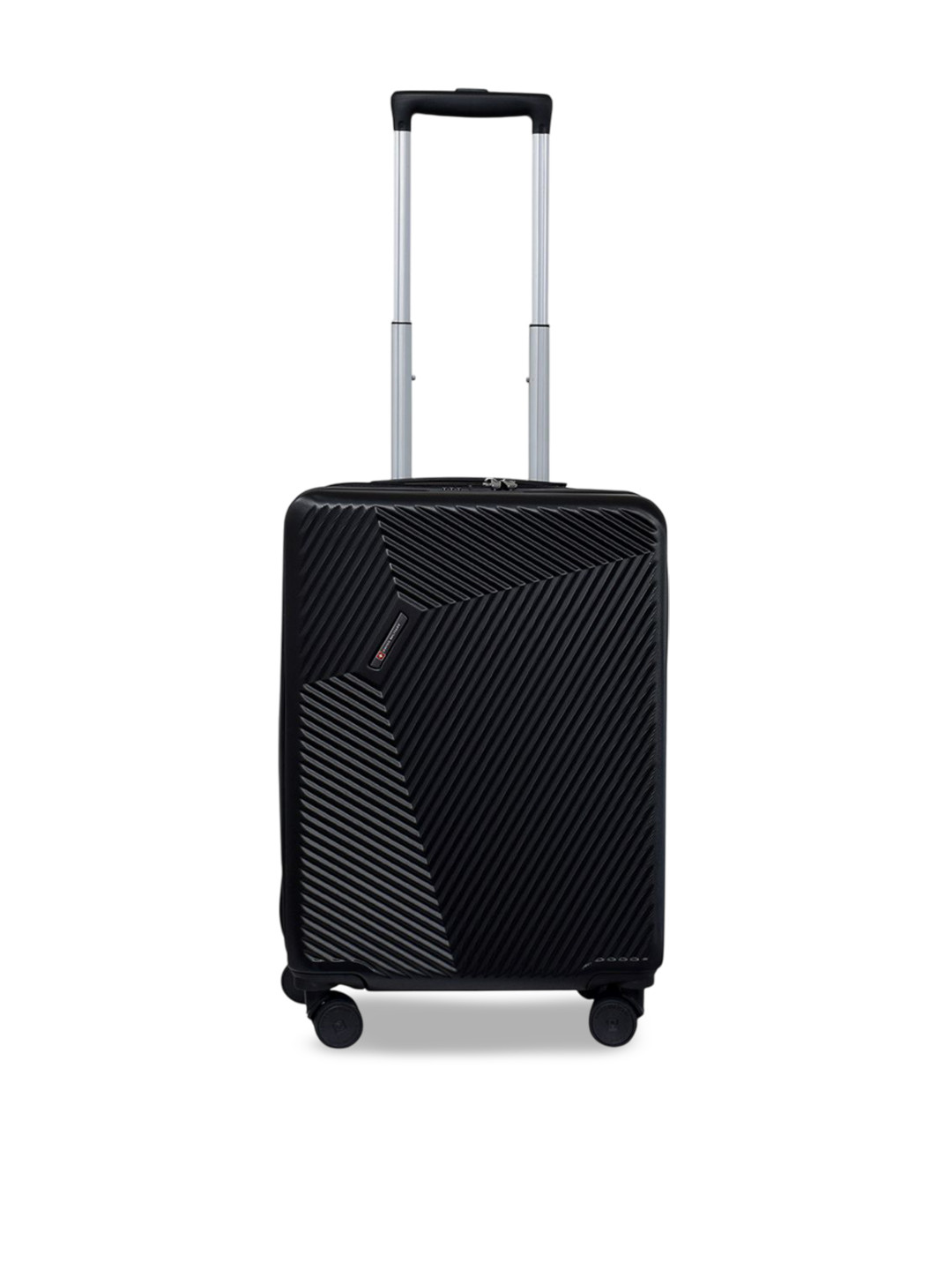 SWISS MILITARY Textured Water-Resistant Hard-Sided Cabin Trolley Bags