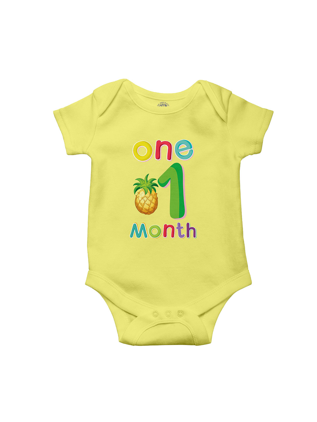 THE PRINT PLATTER Infants One Month Printed Cotton Romper