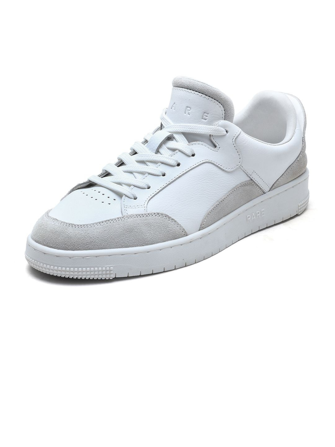 RARE RABBIT Mid-Top Round Toe Leather Sneakers