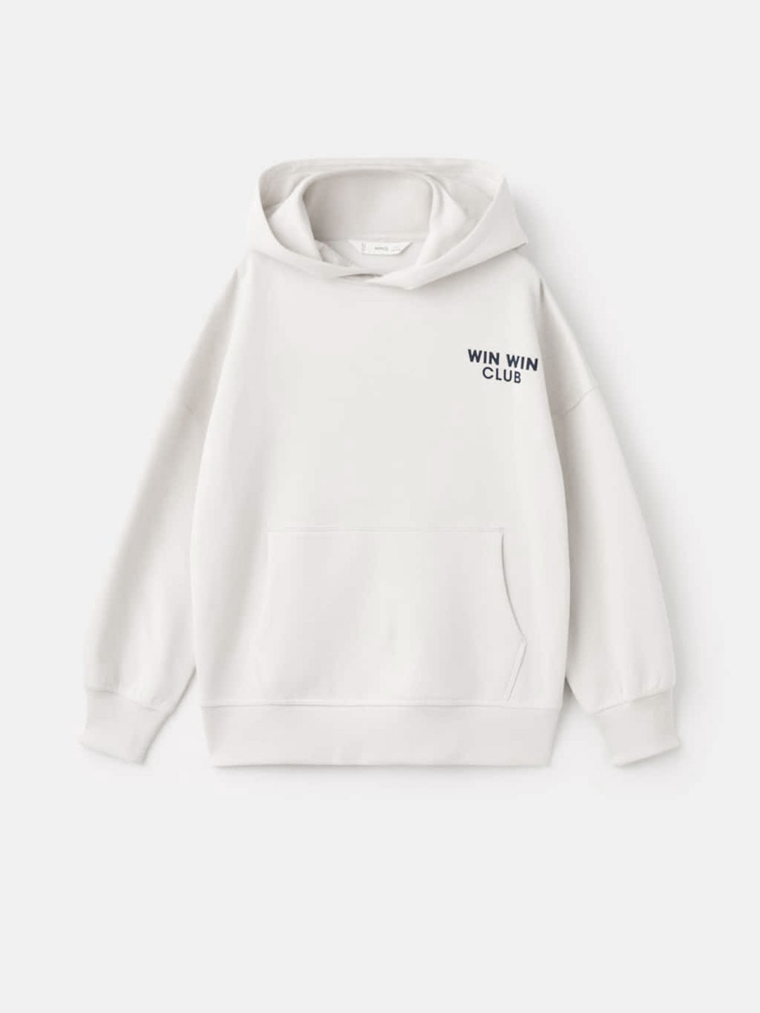 Mango Kids Boys Printed Hooded Sweatshirt