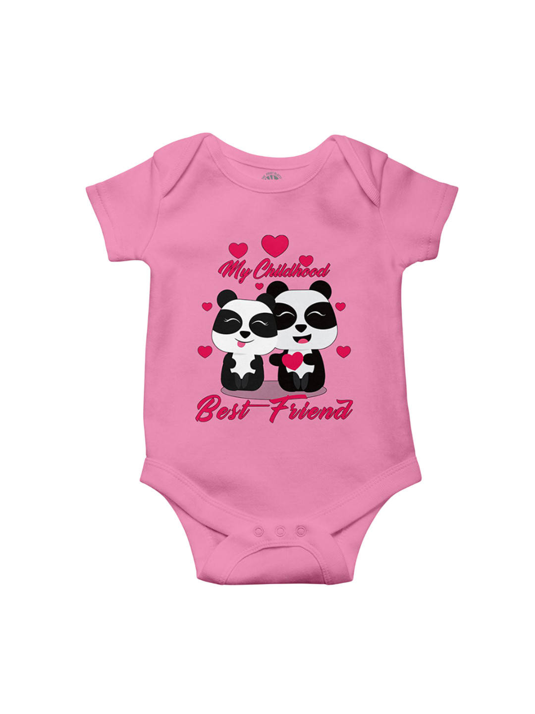 THE PRINT PLATTER Kids Best Friends Printed Cotton Bodysuit