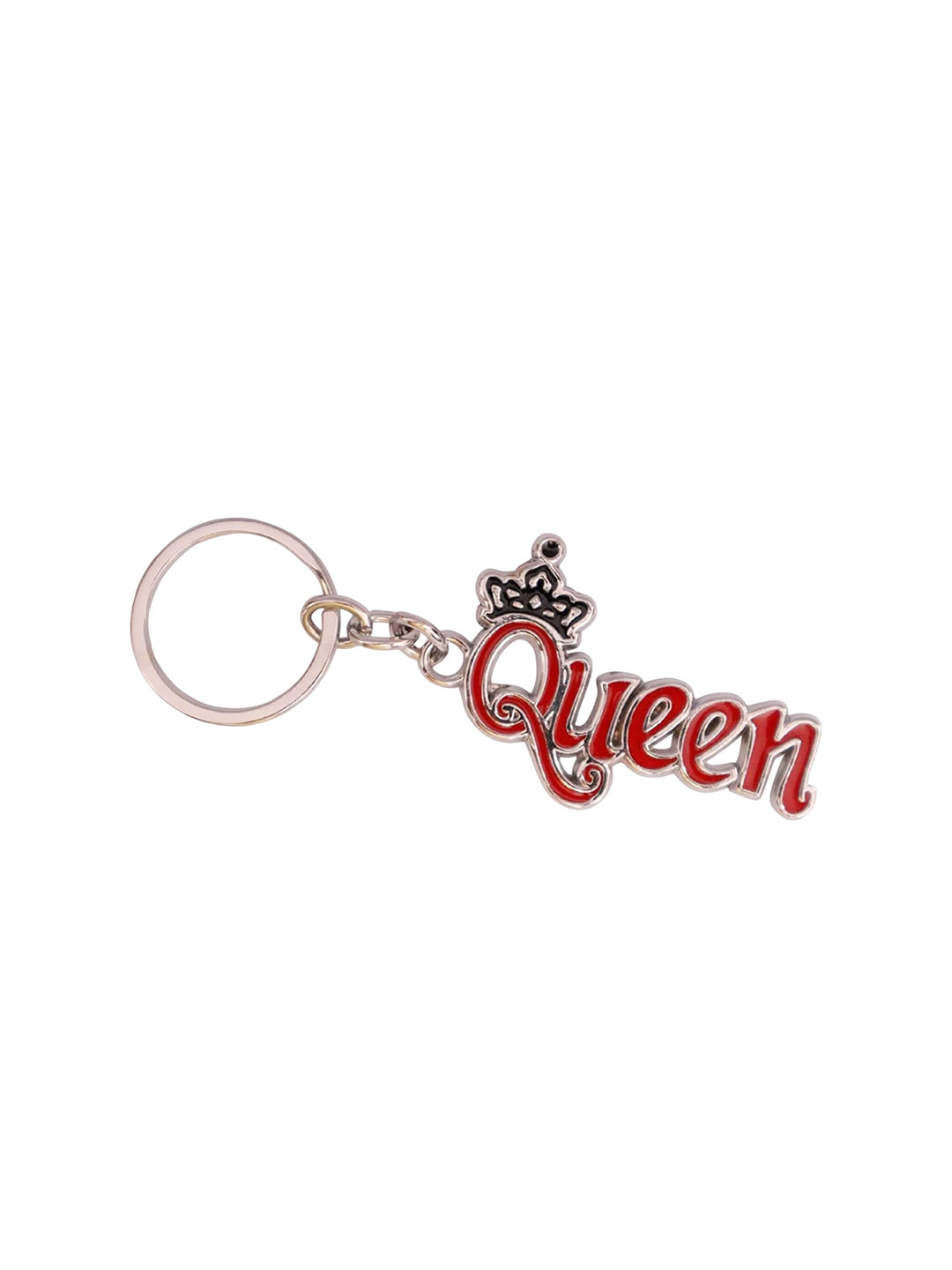 AUGEN Queen-Charm Stainless Steel Key Chain With Key Ring