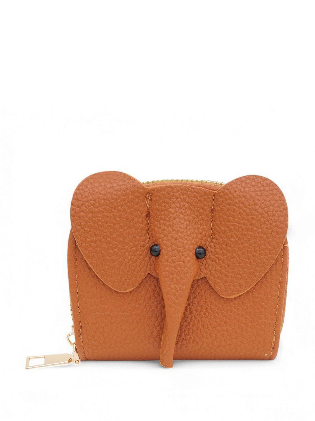 CLARABAE Men Elephant-Shaped Zip Around Wallet