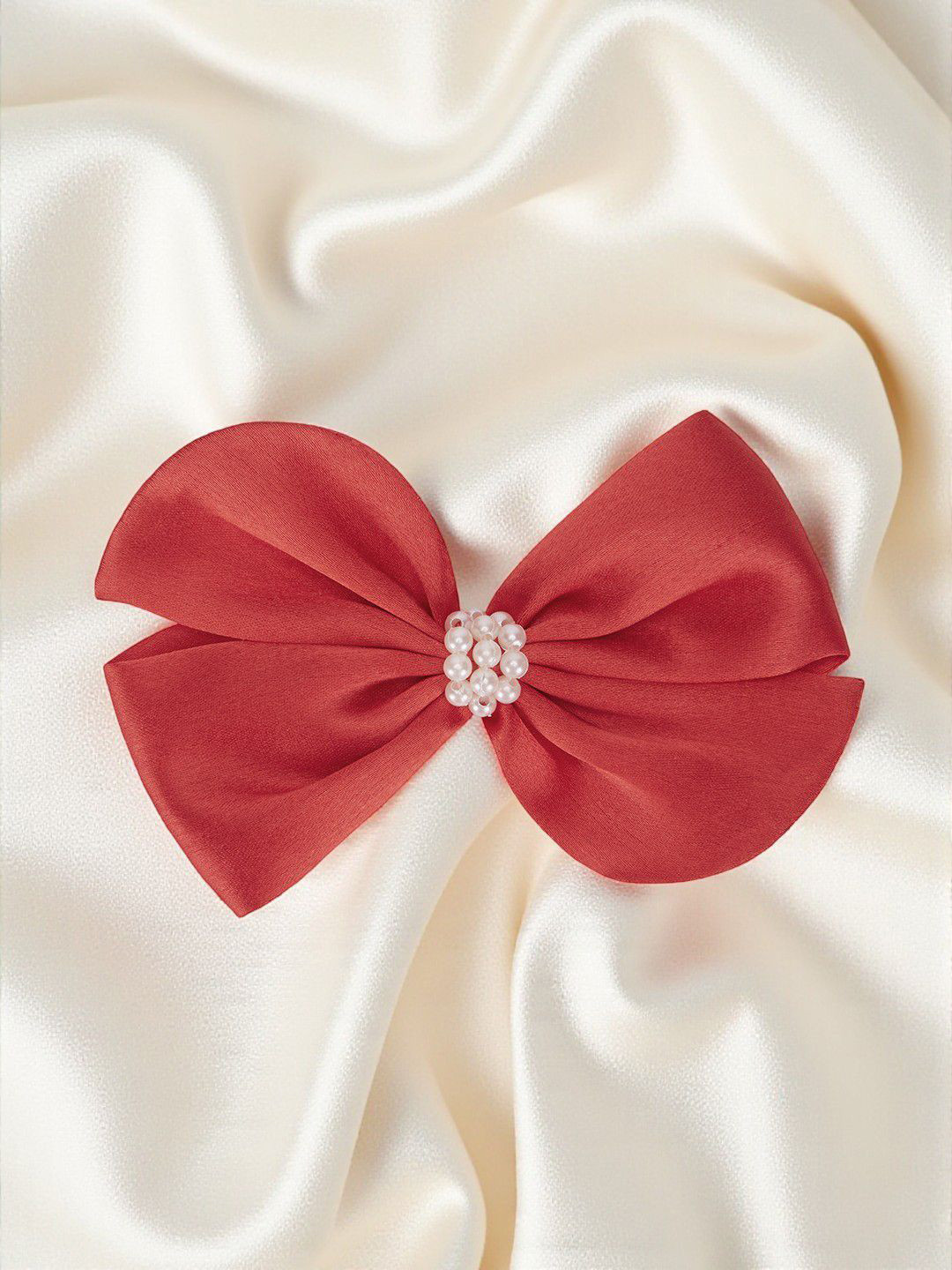 RIBBON CANDY Ribbon Candy Big fancy satin bow on alligator clip