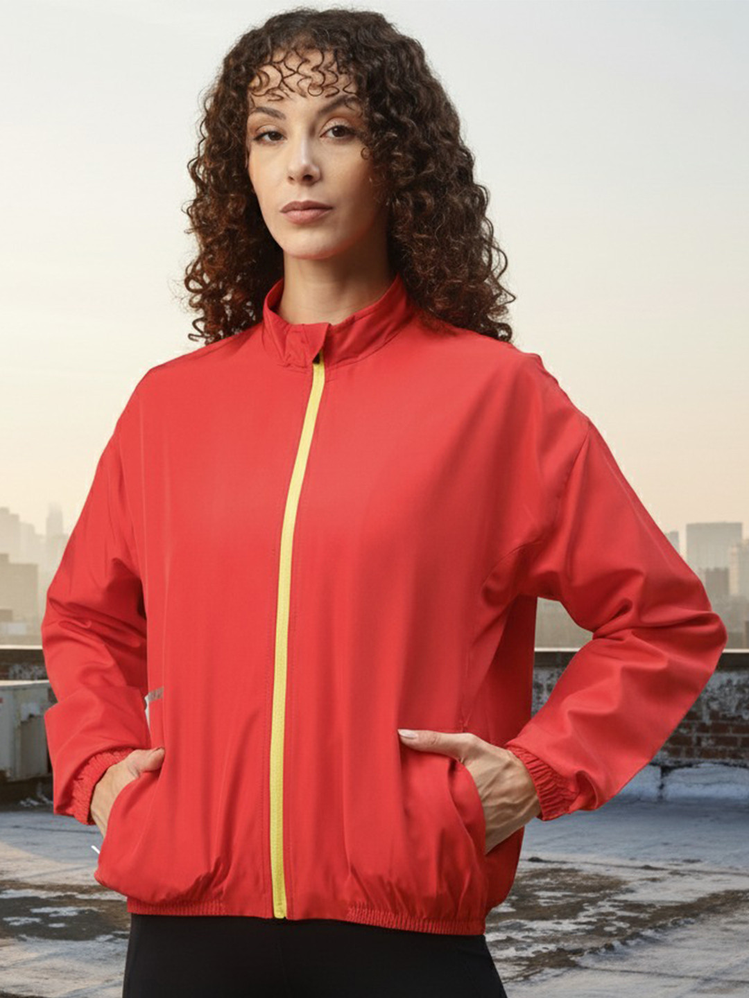 DIDA Women Regular Dry-Fit Activewear Urban Sports Jacket