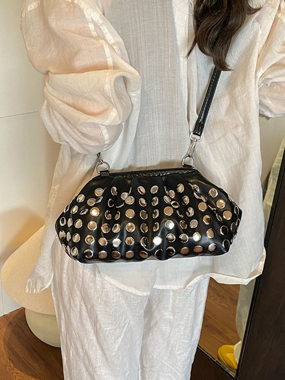 bebe Women Embellished Crossbody Sling Bag