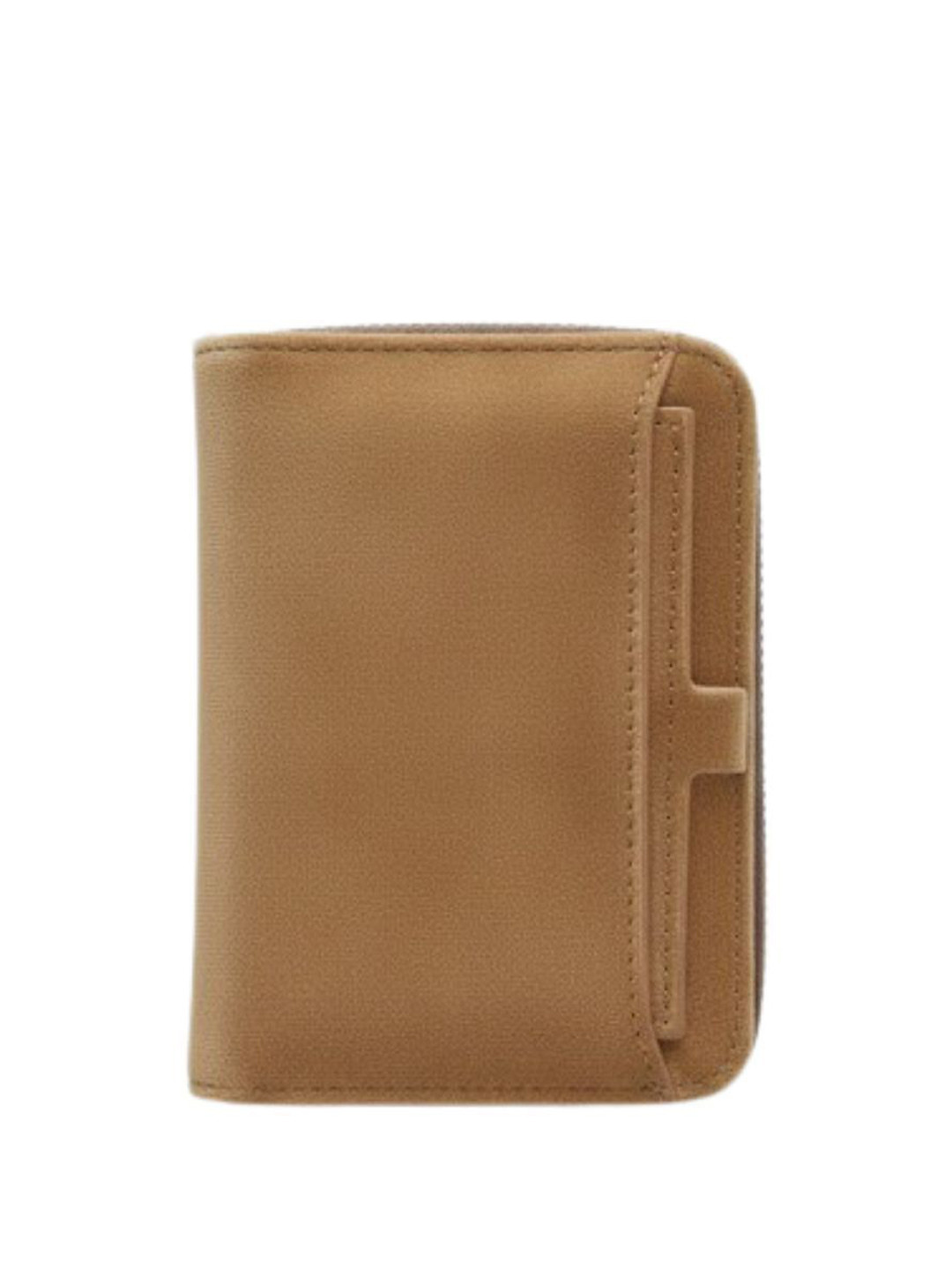 CLARABAE Men Abstract Textured Leather Two Fold Wallet with Magnetic Closure & Zip Pocket