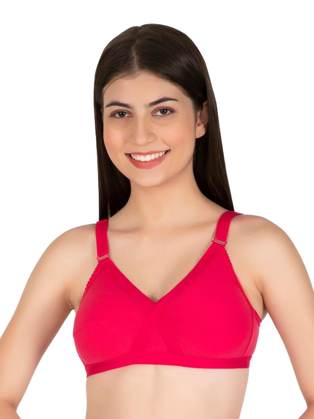 NUTEXSANGINI Cotton Seamless All Day Comfort Medium Coverage Bra