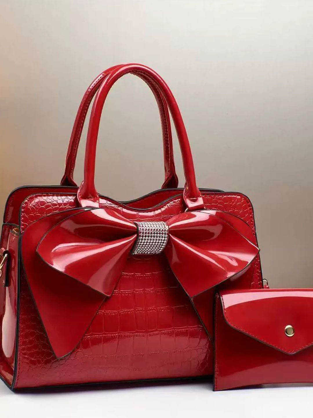 StyleCast Structured Handheld Bag With Detachable Sling Strap