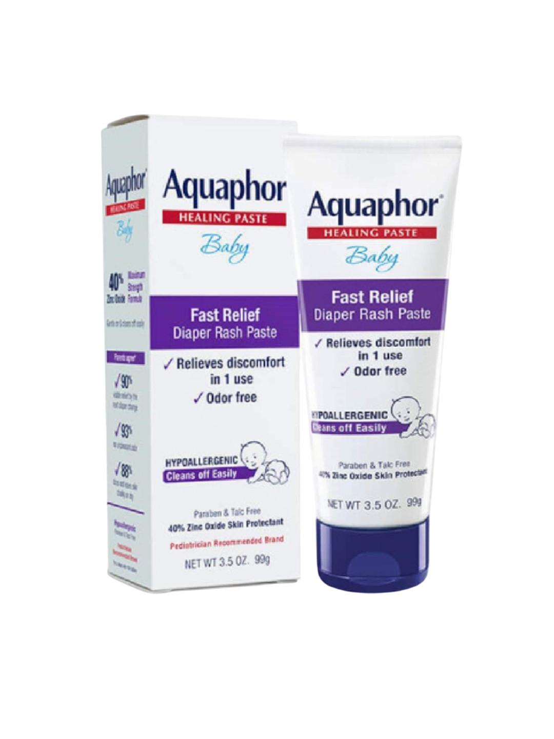 Aquaphor Baby Diaper Long Lasting Dermatologically Tested Rash Paste - 99 g