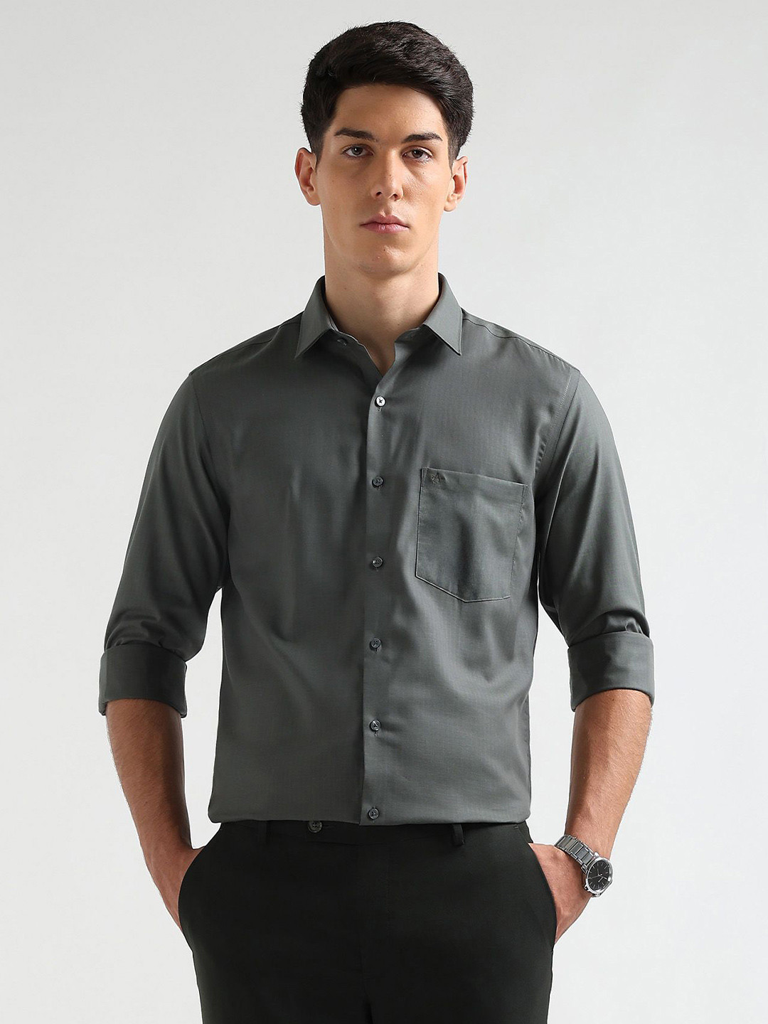 Arrow Cotton Formal Spread Collar Shirt