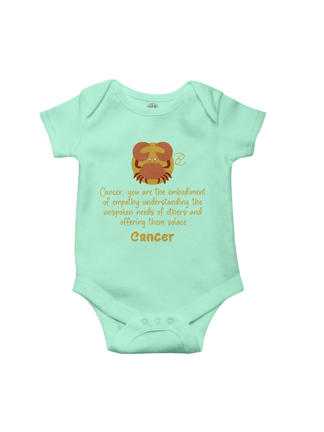 THE PRINT PLATTER Kids Cancer Printed Cotton Bodysuit