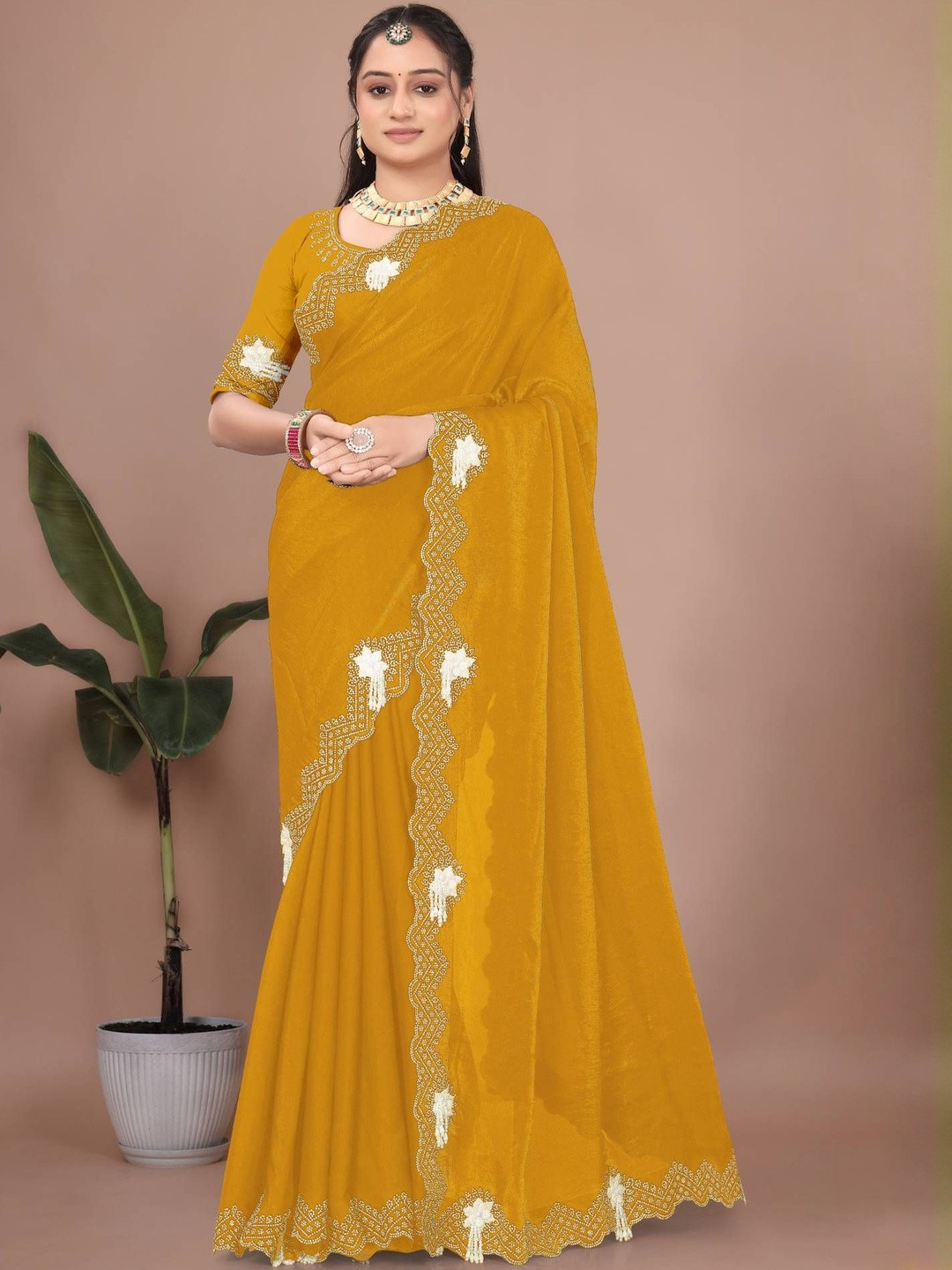 Rovera nx Embellished Embroidered Saree