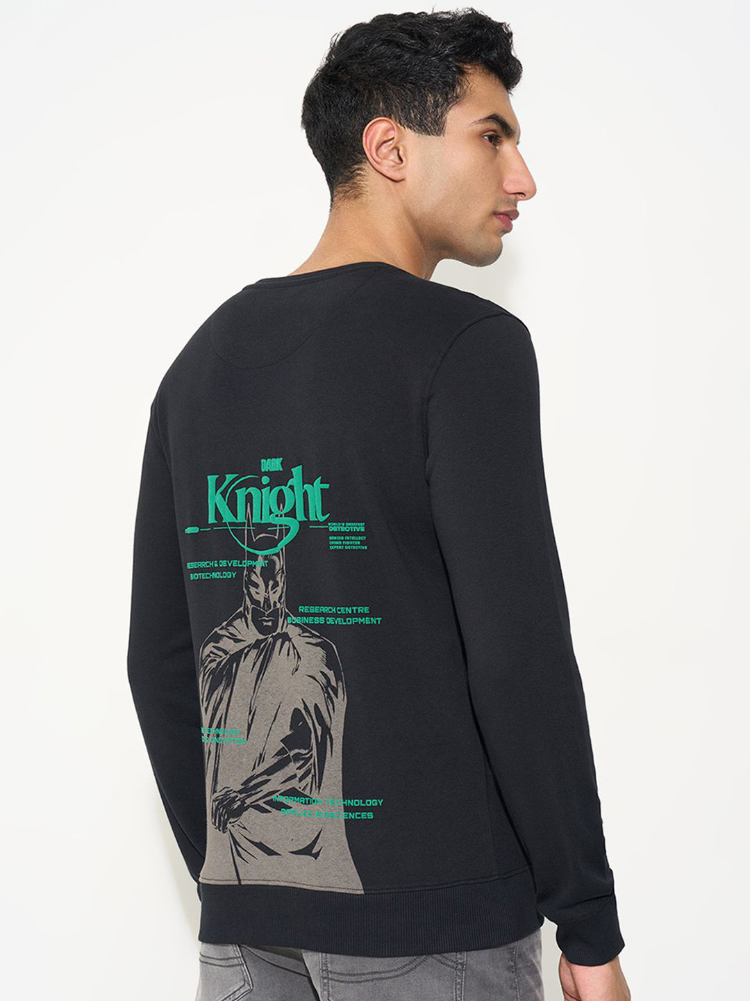 SF JEANS by Pantaloons Graphic Printed Full Sleeve Sweatshirt