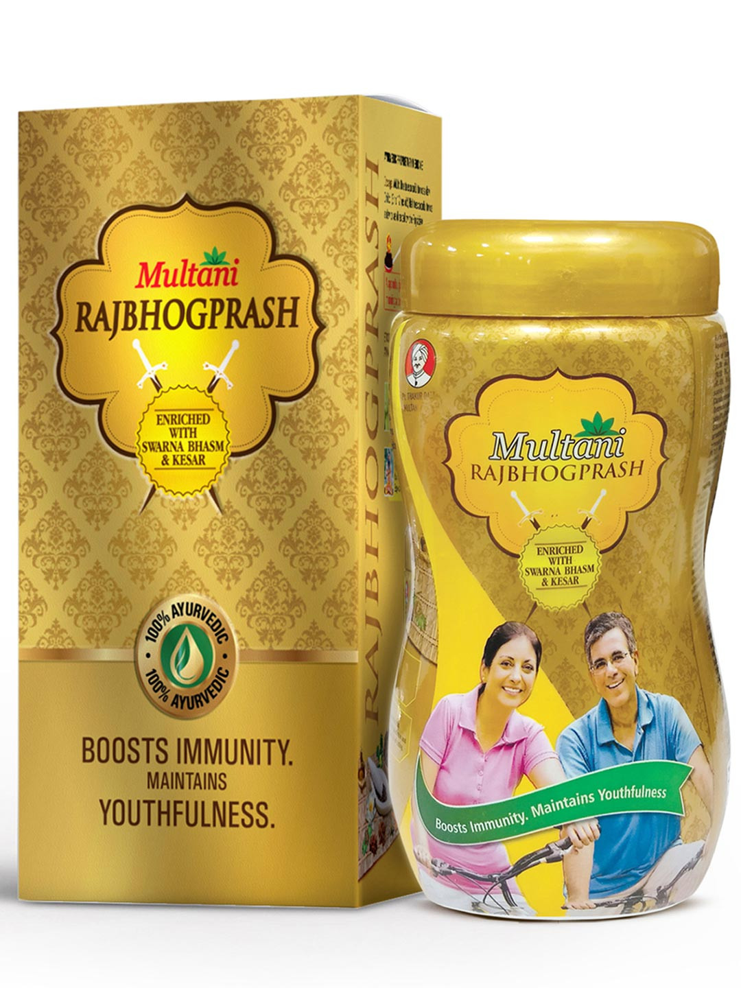 Multani Rajbhog Prash Enriched With Kesar- 1 Kg
