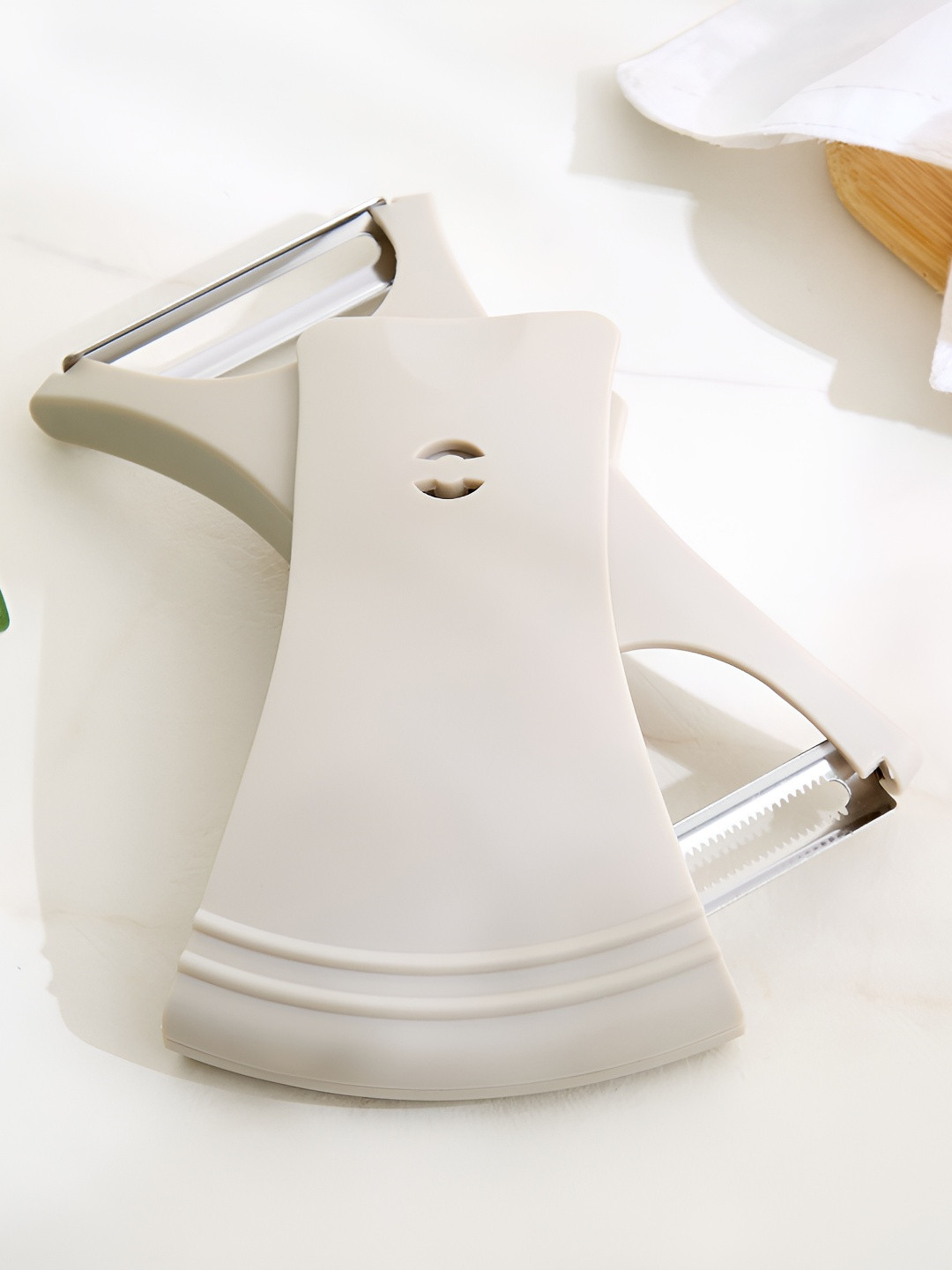 Home Centre Rosemary Willy Grey Stainless Steel 2 In1 Peeler