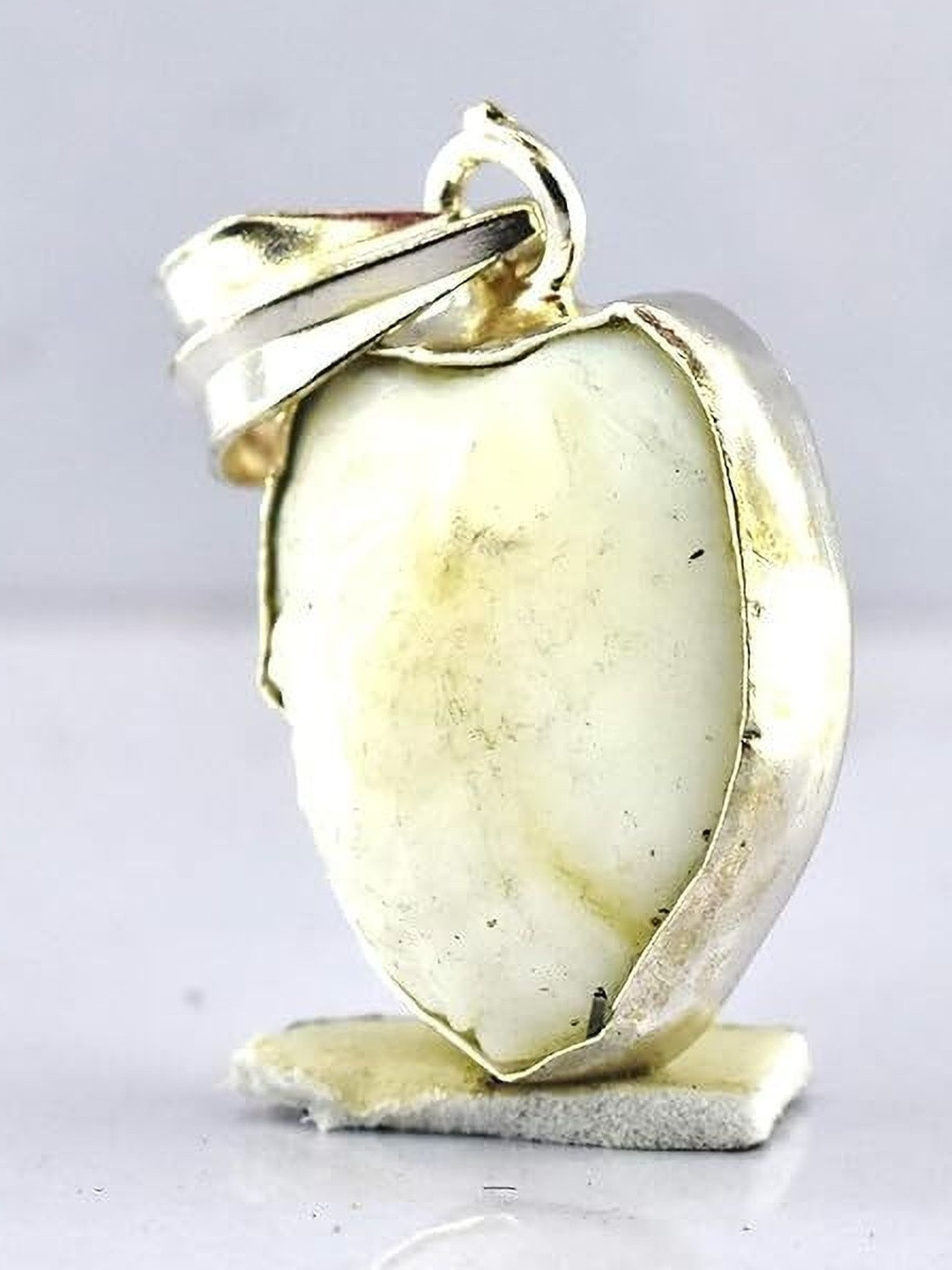 MK gallery Silver-Plated Heart Shaped Pendant