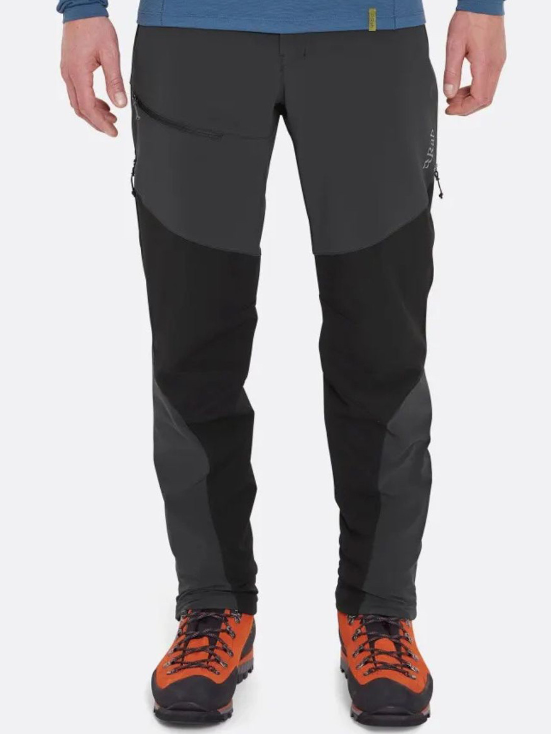 Rab Men Colourblocked Regular Fit Side Pockets Track Pants