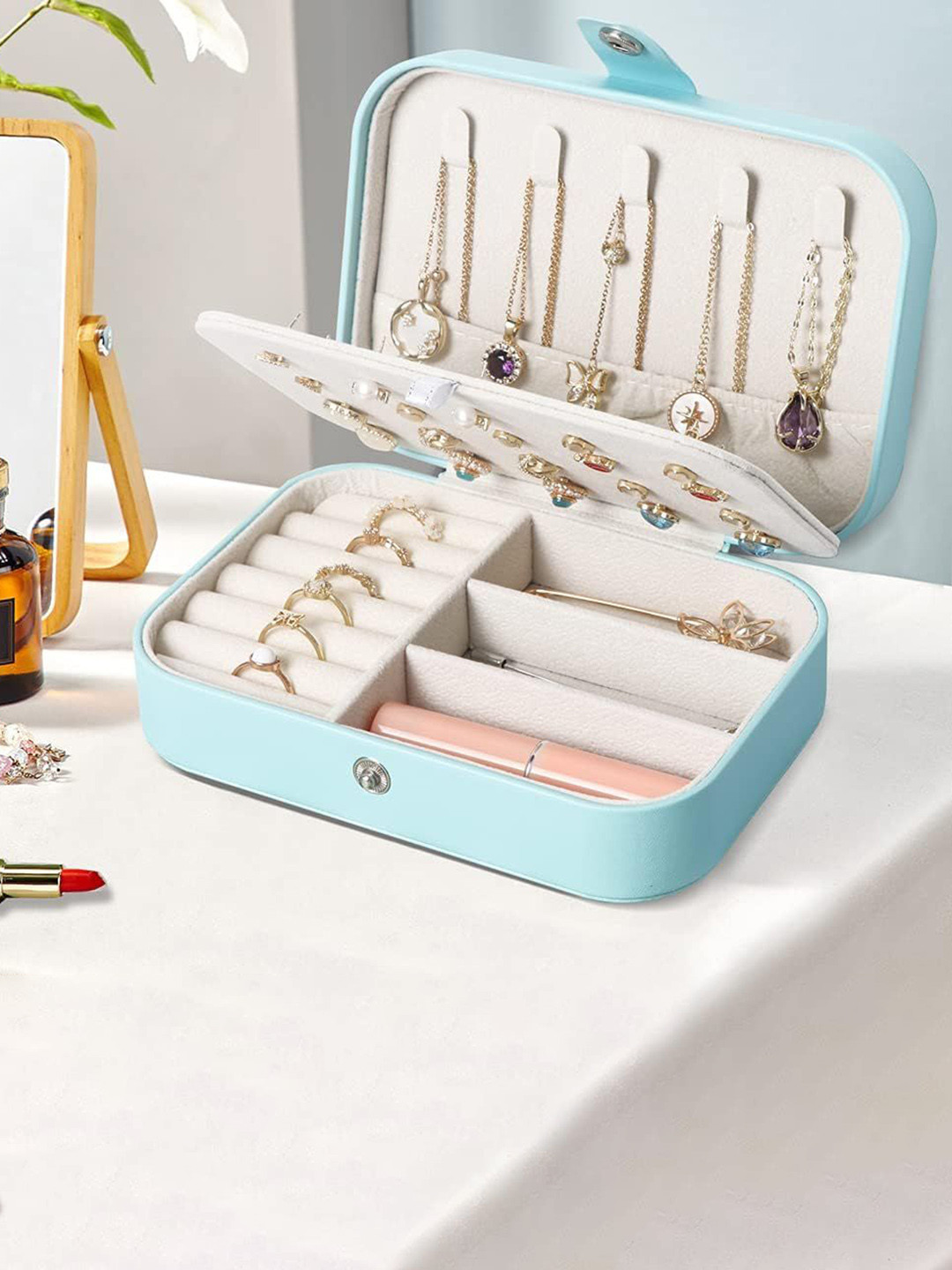 Awestuffs Waterproof Jewelry Organizer Travel Accessory