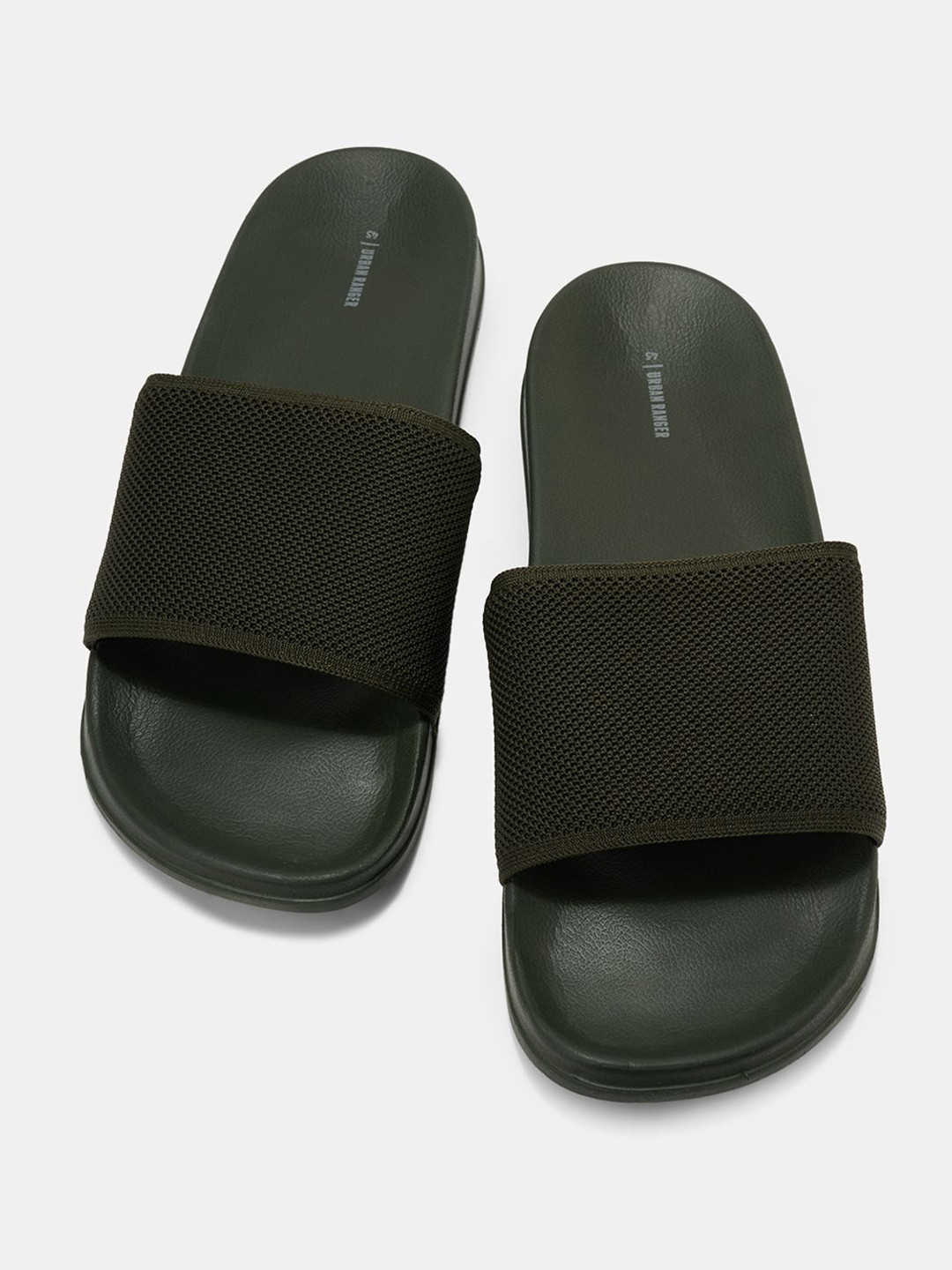 Ajile by Pantaloons Self Design Cushioned Footbed Textured Casual Sliders