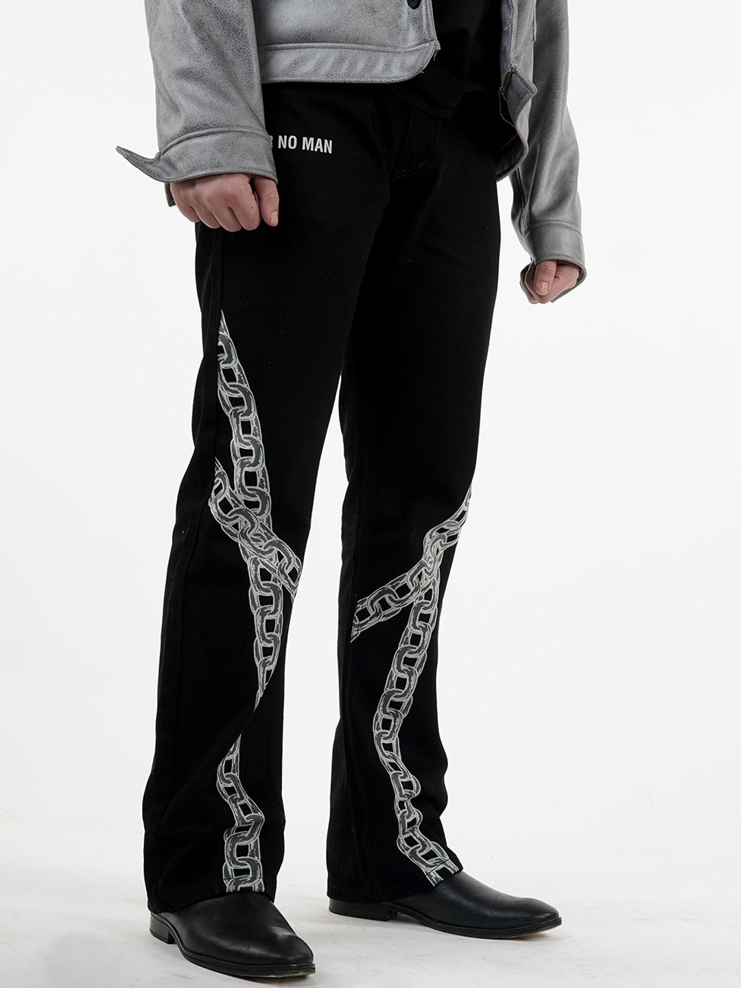 Fear No Man Straight Fit Mid-Rise Stretchable Jeans