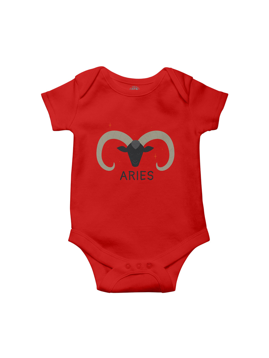 THE PRINT PLATTER Kids Aries Printed Ultra bio wash with Envelope Neck Cotton Bodysuits